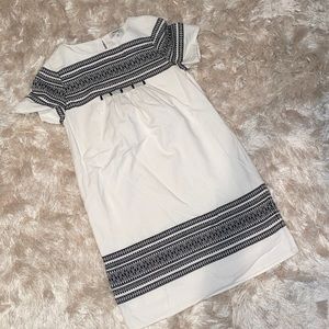MADEWELL lined linen/cotton dress with pockets